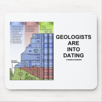 Geologists Are Into Dating (Geological Humor) mousepad