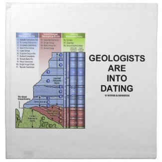 Geologists Are Into Dating (Geological Humor) Napkins