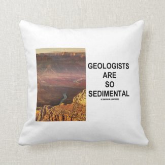 Geologists Are So Sedimental (Grand Canyon) Throw Pillow