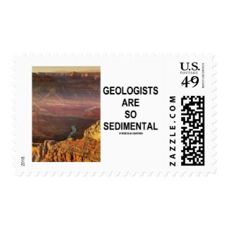 Geologists Are So Sedimental (Grand Canyon) Postage Stamp