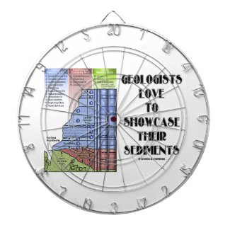 Geologists Love To Showcase Their Sediments Dartboard With Darts