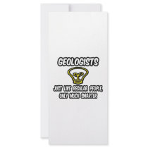 Geologists...Regular People, Only Smarter Rack Card