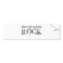 Geologists Rock bumper stickers