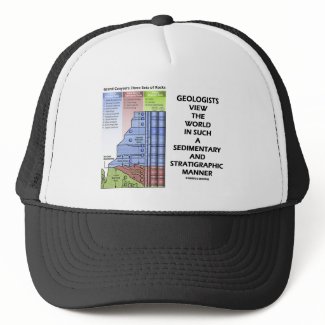 Geologists View World Sedimentary Stratigraphic hat