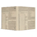 Geology and Paleontology of the British Isles Vinyl Binder