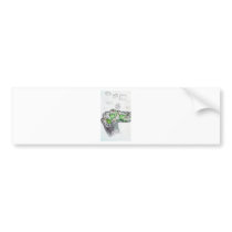 Geology Calling Geometry Bumper Sticker