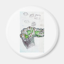 Geology Calling Geometry Refrigerator Magnet