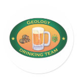 Geology Drinking Team Sticker