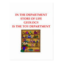 GEOLOGY gifts Postcards