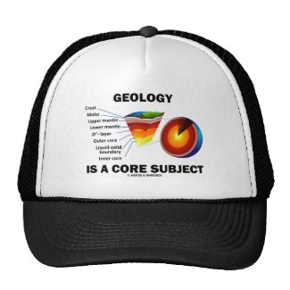 Geology Is A Core Subject (Earth Science Attitude) Hats