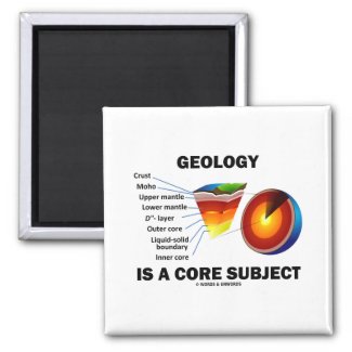 Geology Is A Core Subject (Earth Science Attitude) Magnet