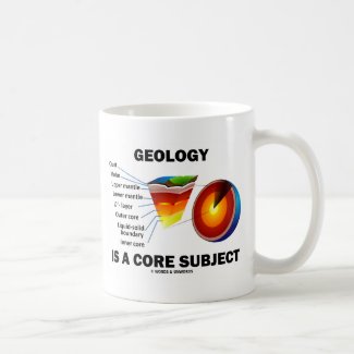 Geology Is A Core Subject (Earth Science Attitude) Coffee Mug