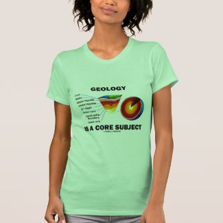 Geology Is A Core Subject (Earth Science Attitude) T-shirts