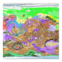 Geology Map of Mars Poster posters by Bigboy20769 Geology Map of Mars Poster posters
