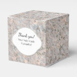 Geology Rock Texture Label with any Text Favor Box