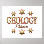 Geology Shines Poster