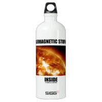 Geomagnetic Storm Inside (Solar Flare Sun) SIGG Traveler 1.0L Water Bottle