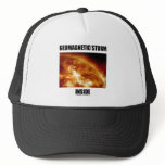 Geomagnetic Storm Inside (Solar Flares) Trucker Hat