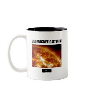 Geomagnetic Storm Inside (Solar Flares) mug