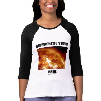 Geomagnetic Storm Inside (Solar Flares) shirt