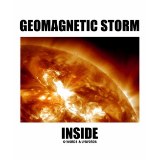 Geomagnetic Storm Inside (Solar Flares) shirt