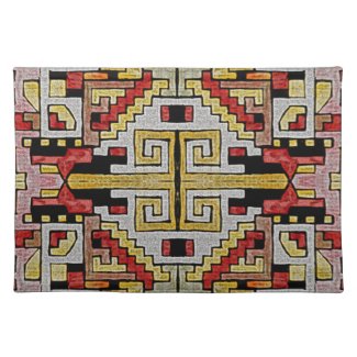 Geomethric Tribal/Ethnic Pattern Place Mat