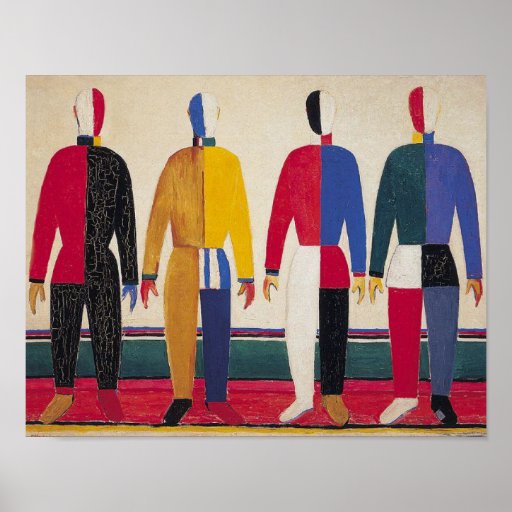 malevich sportsmen figures