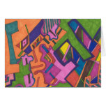 "Geometric" Abstract Greeting Card