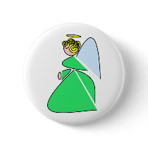 Geometric Angel buttons