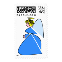 Geometric Angel postage