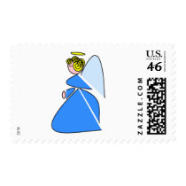 Geometric Angel postage