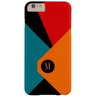 Geometric Asymmetrical Modern Colorful Pattern Barely There iPhone 6 Plus Case