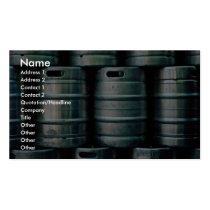 Geometric beer barrels, Czech Republic business cards