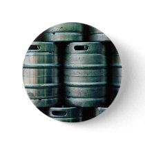 Geometric beer barrels, Czech Republic Pinback Button