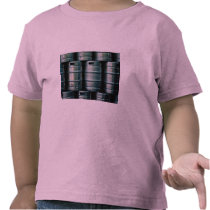 Geometric beer barrels, Czech Republic Tshirts