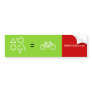 geometric_bike bumper sticker