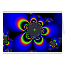 geometric blooms card