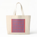 Geometric blue abstract art bags