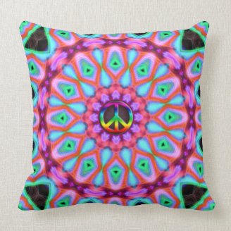  Hot Pink & Gold Celtic Inspired Big Cushions