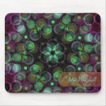 Geometric Bubbles Art Mousepad