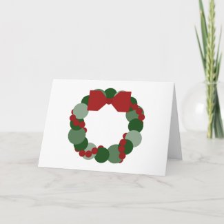 Geometric Christmas Wreath