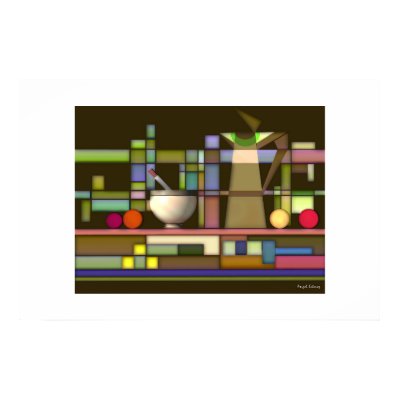 Geometric Composition Print by Estevez