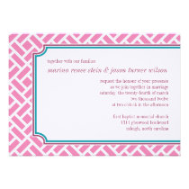 Geometric deco wedding invitation invitations