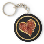 Geometric Fabric Pattern Collection keychains