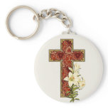 Geometric Fabric Pattern Collection keychains