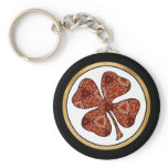 Geometric Fabric Pattern Collection keychains