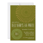 Geometric Fireworks New Years Invitations - Forest