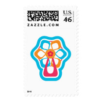 Geometric Flower postage