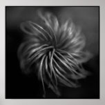Geometric flower poster