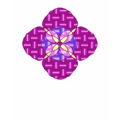 Geometric Flower T-Shirt by pyrabird